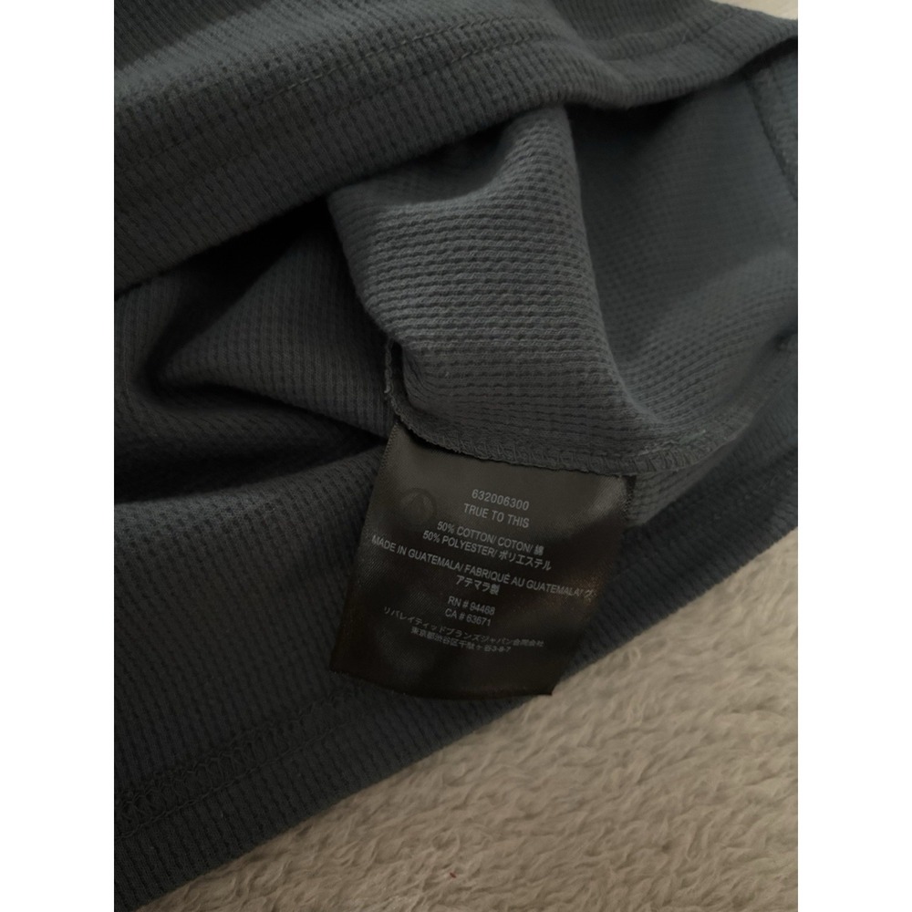 Volcom Waffle Thermal Shirt Men's Size XXL Blue Long Sleeve Brand New - Picture 4 of 7